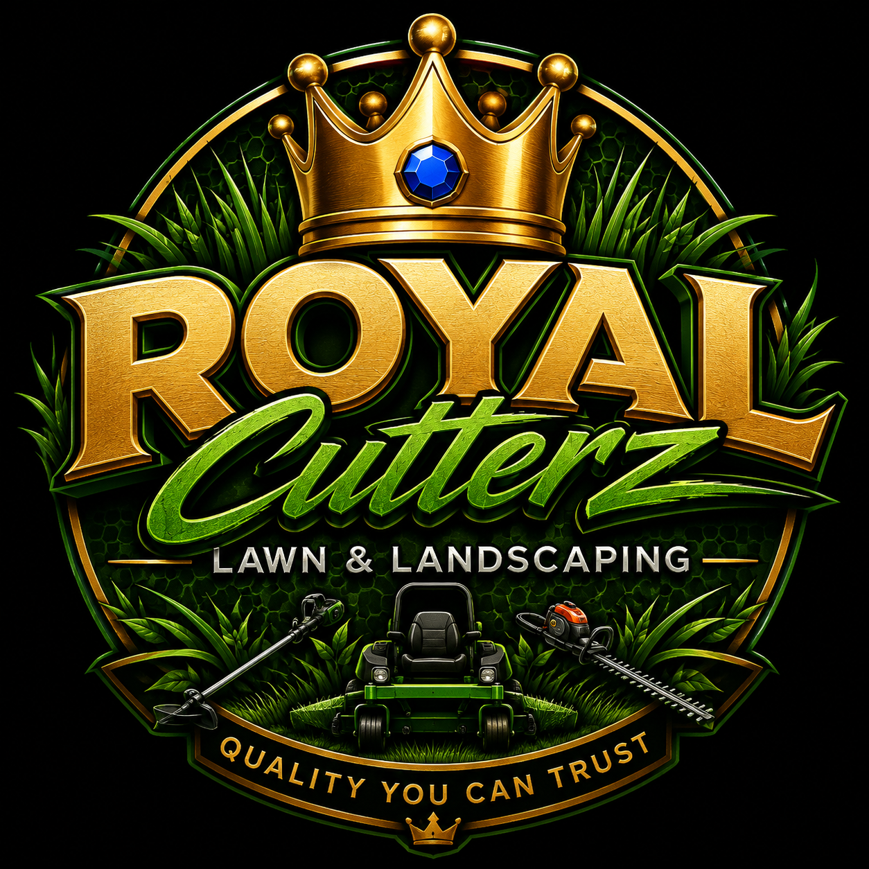 Royal Cutterz Lawn and Landscaping logo